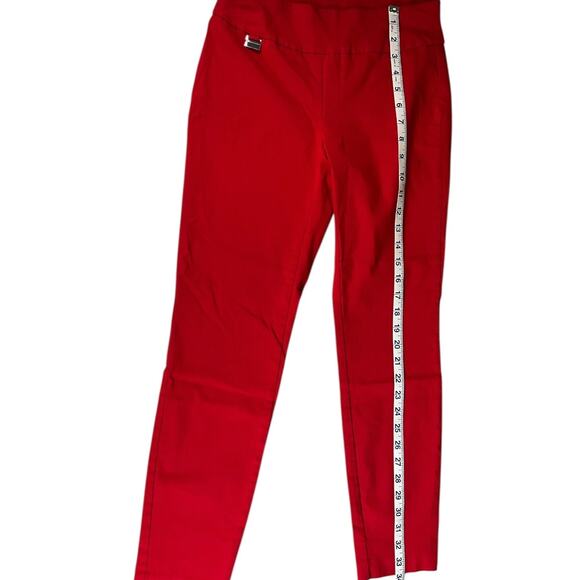 Alfani 4P Red Stretch Cigarette Pants Women’s Petite Casual minimalist style - Picture 5 of 7